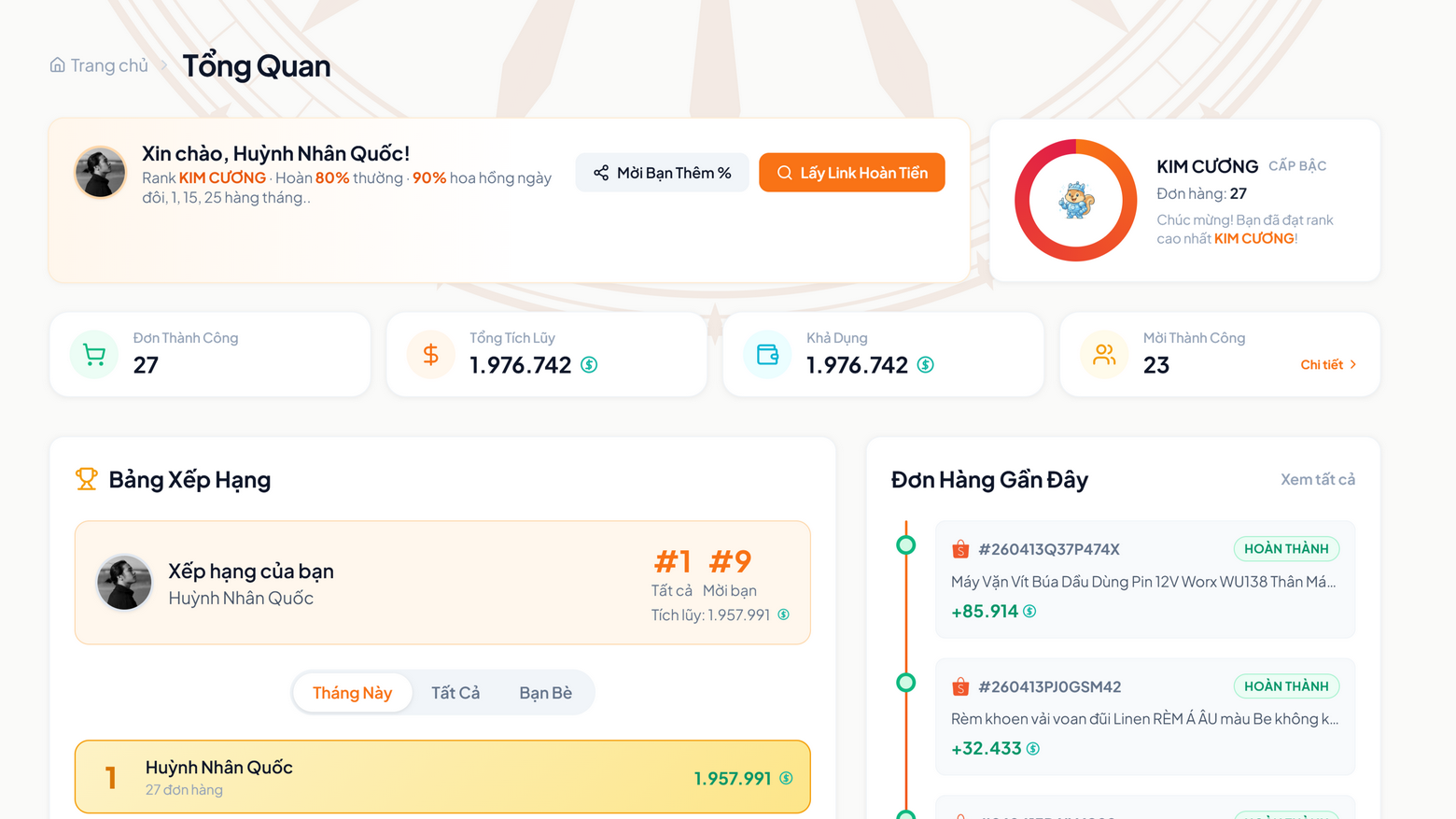 Ứng Dụng Hoàn Tiền Mới Nhất 2026